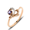 Gold Ring With Amethyst