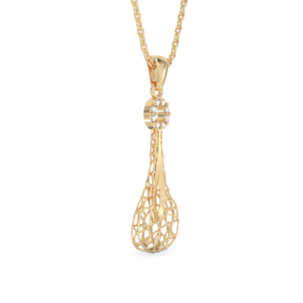  Yellow Gold Pedant Drop