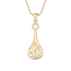  Yellow Gold Pedant Drop