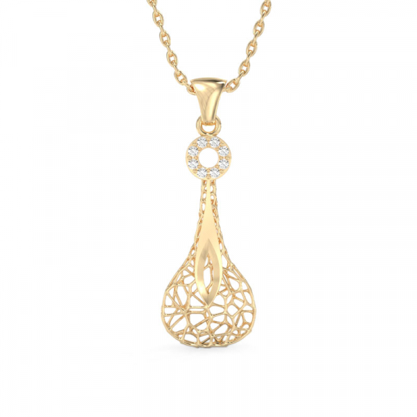  Yellow Gold Pedant Drop