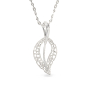 Gold Pendant Jasmine Leaf 