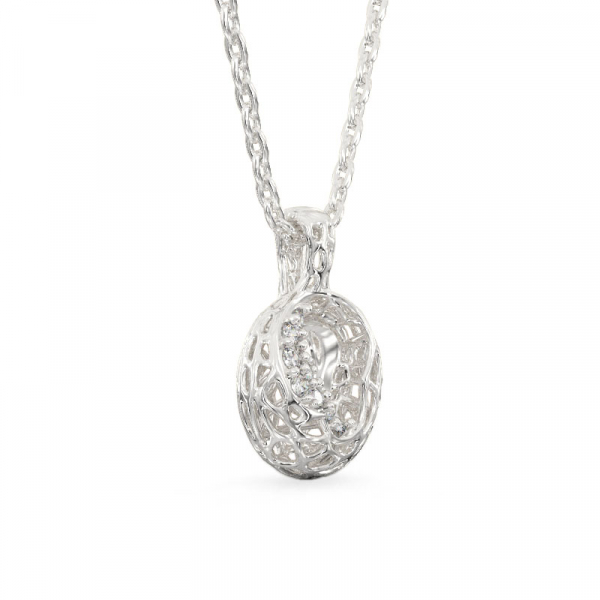 Mystical Pendant From White Gold