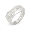 Charming Spider Web White Gold Ring 