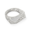 Spider Web White Gold Ring 