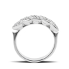 White Gold Diamond Ring Spikelet