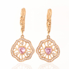 Earring Rose Gold  Pink Heart