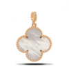 Gold Pendant With White Mother-of-pearl