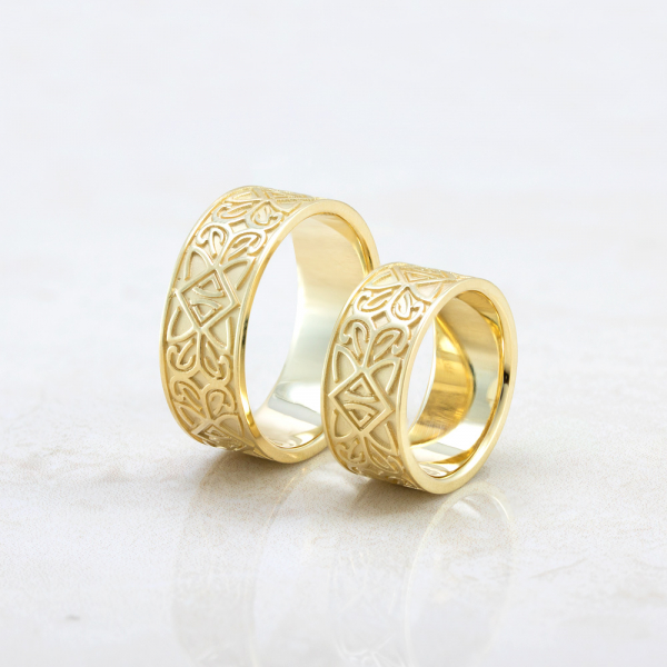 Wedding Gold Rings WED-21