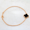 Bracelet  Mini Clover With  Onyx