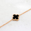 Bracelet  Mini Clover With  Onyx