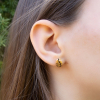 Gold Plated Earrings Coffee