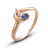  Gold Ring With Sapphire