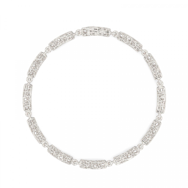 Браслет из белого золота