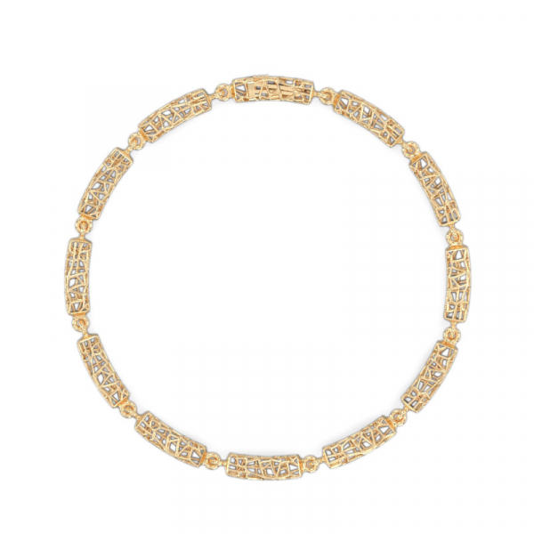 Браслет из желтого золота