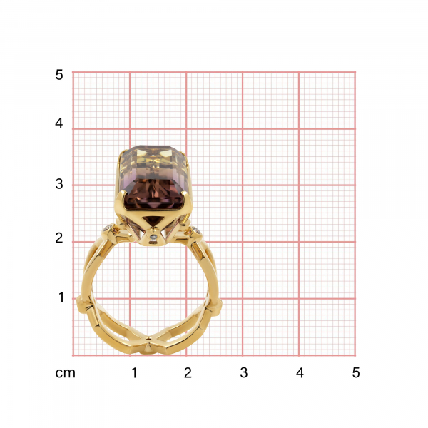 Yellow Gold Ring With Ametrine