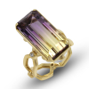 Yellow Gold Ring With Ametrine