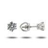 Gold Earrings With Moissanite