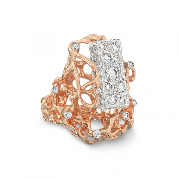 Gold Ring With Diamonds The Origin Of Geometry