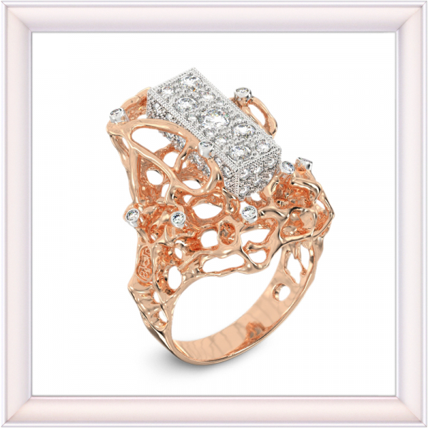 Gold Ring With Diamonds The Origin Of Geometry