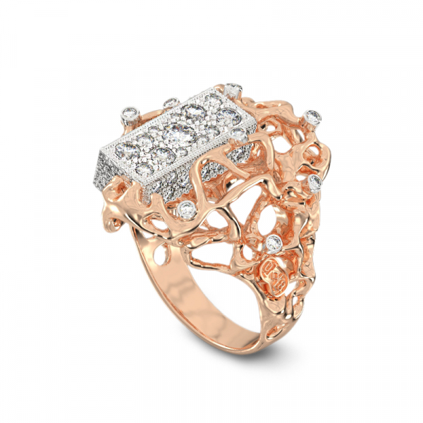 Gold Ring With Diamonds The Origin Of Geometry
