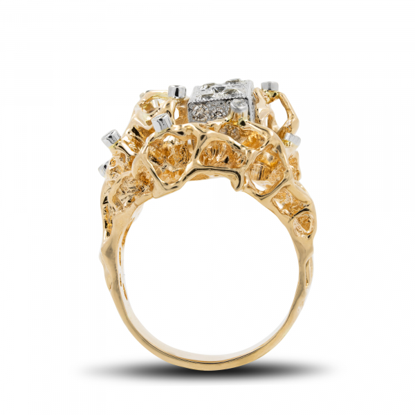 Gold Ring With Diamonds The Origin Of Geometry