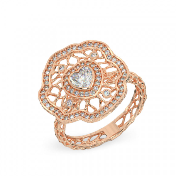 Petunia Rose Gold Ring